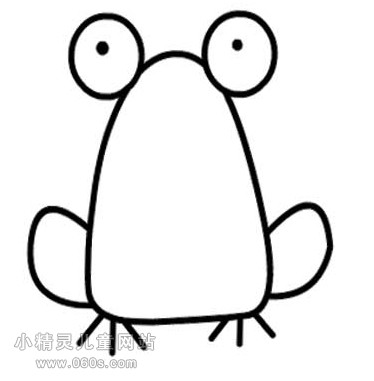 幼儿园动物简笔画教案《青蛙》